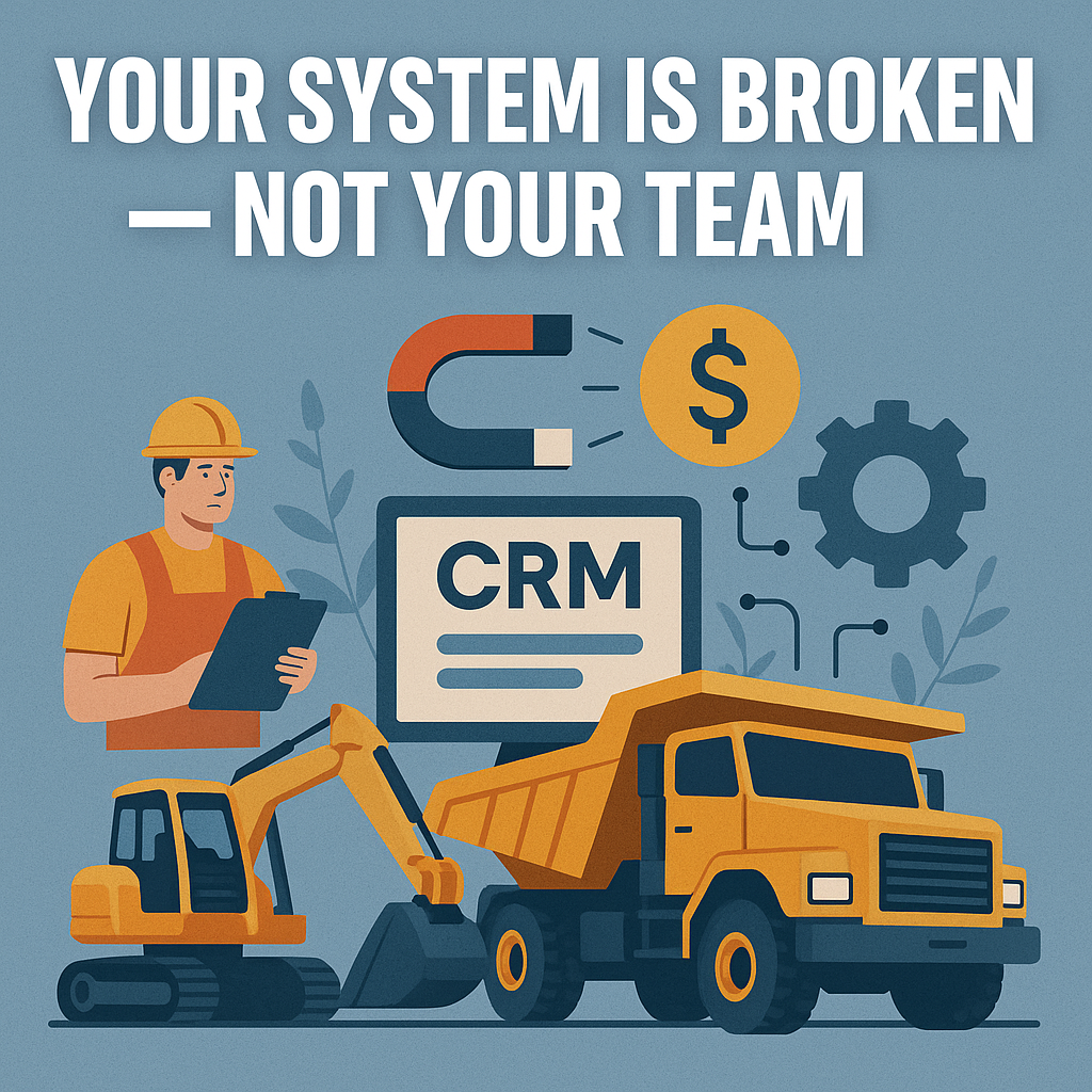 Broken System You don’t need a bigger sales team. You need a system that works.